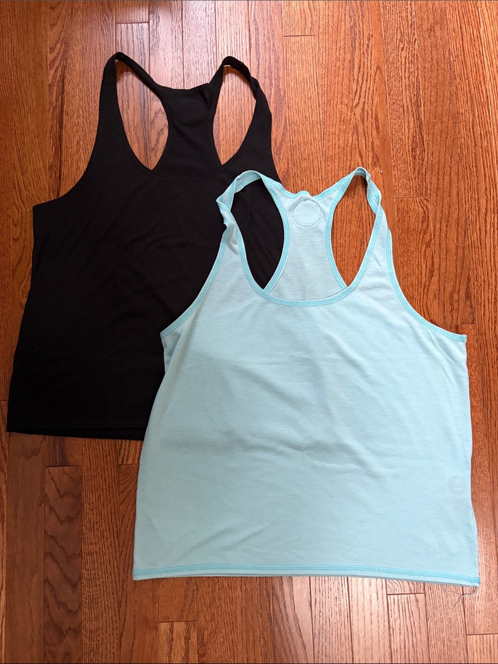 Frank’s Tanks - Muscle T’s - Black & Light Blue